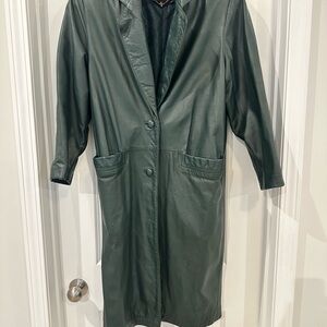 Elegant Forest Leather Jacket